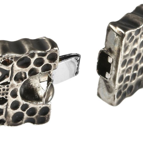 STRADA Gray Austrian Crystal, Simulated Purple Chroma Southwest Style Watch - Picture 7 of 7